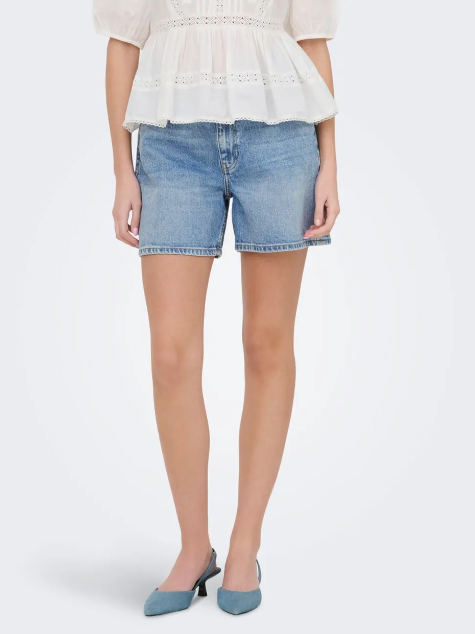 JDYLARISA Taille haute Baggy Fit Short