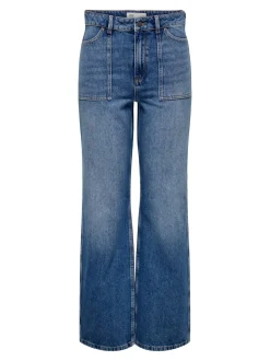 JDYMAYA Taille haute Wide Leg Fit Jeans