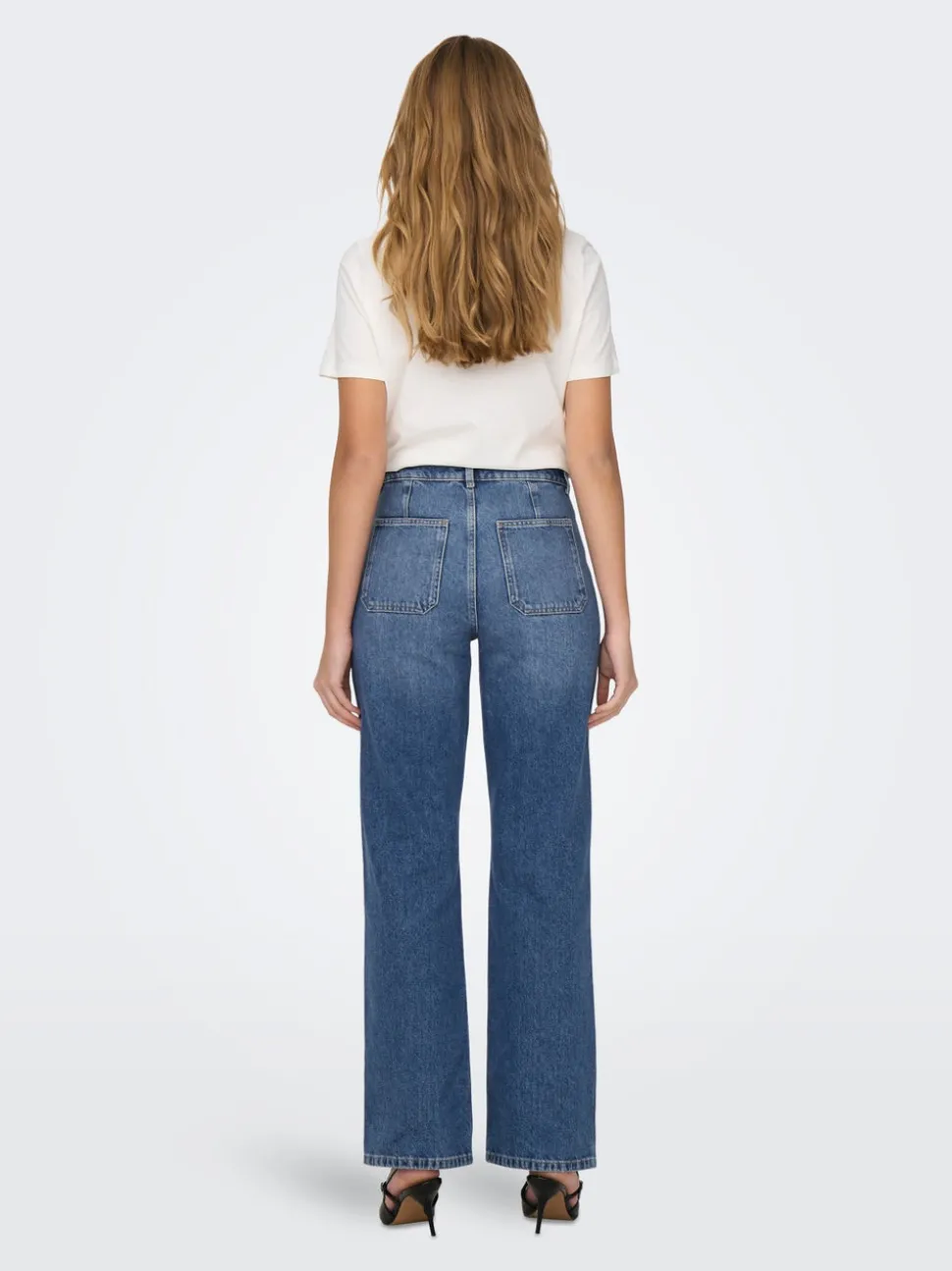 JDYMAYA Taille haute Wide Leg Fit Jeans