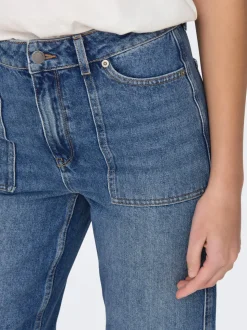 JDYMAYA Taille haute Wide Leg Fit Jeans