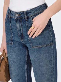JDYMAYA Taille haute Wide Leg Fit Jeans