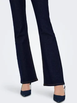 JDYMOON Taille haute Bootcut Fit Jeans