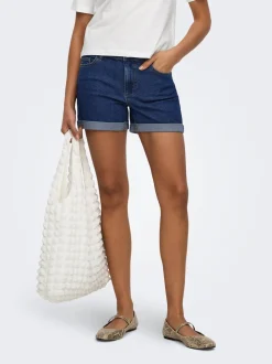 JDYMOON Taille moyenne Regular Fit Short en denim