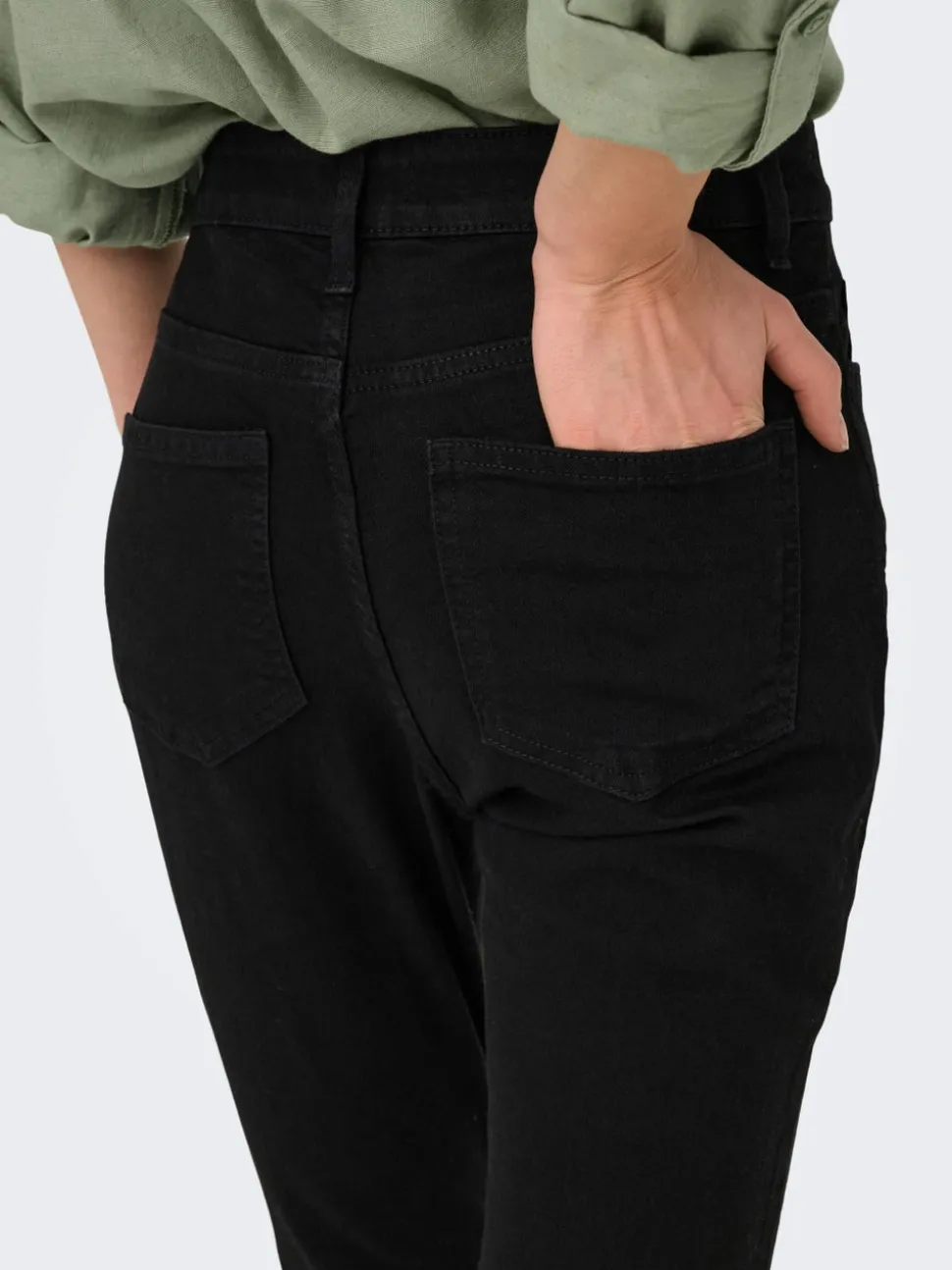 JDYMOON Taille haute Skinny Fit Longueur cheville Jeans