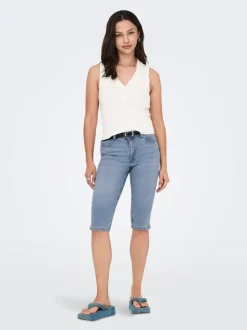 JDYMOON Taille moyenne Skinny Fit capri Jeans