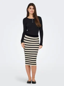 JDYNANNA Jupe en maille Jupe midi