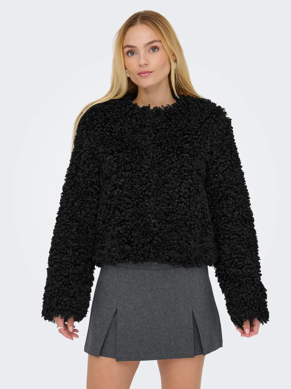 JDYNEO Veste en fourrure synthétique