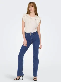 JDYNEWNIKKI Taille haute Flared Fit Jeans