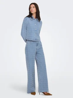 JDYNICO Taille haute Wide Leg Fit Jeans
