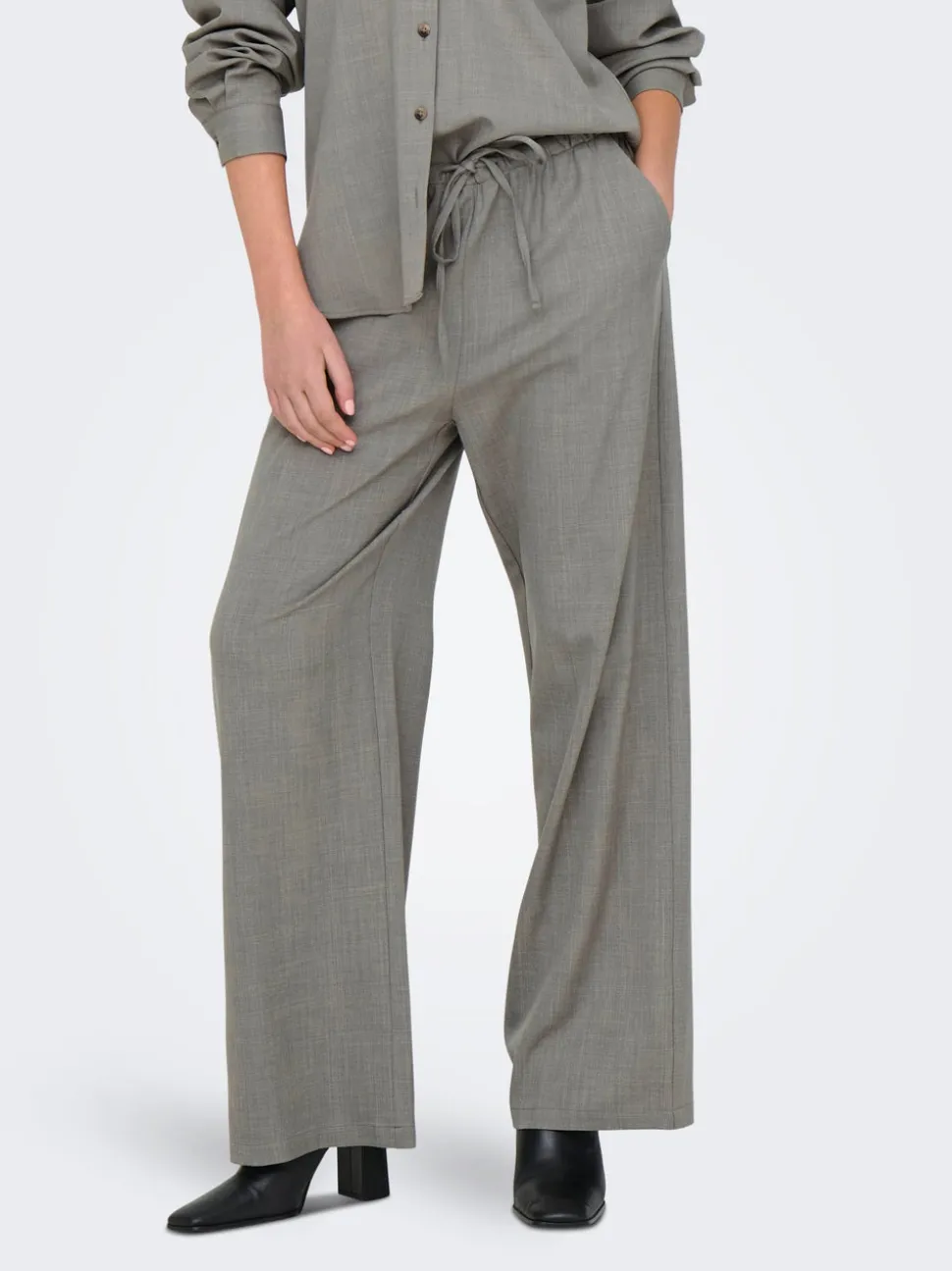 JDYNINA Wide Leg Fit Pantalon à jambe large