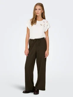 JDYNINA Wide Leg Fit Pantalon à jambe large