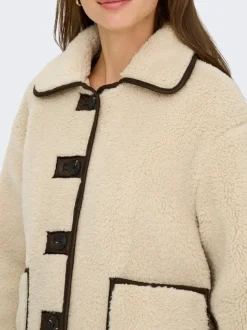 JDYNOELLA Manteau en peluche