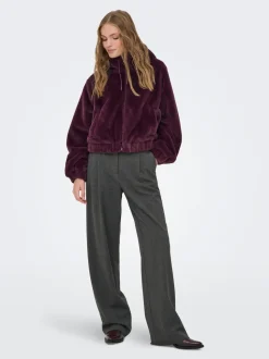 JDYOLA Veste en fourrure synthétique