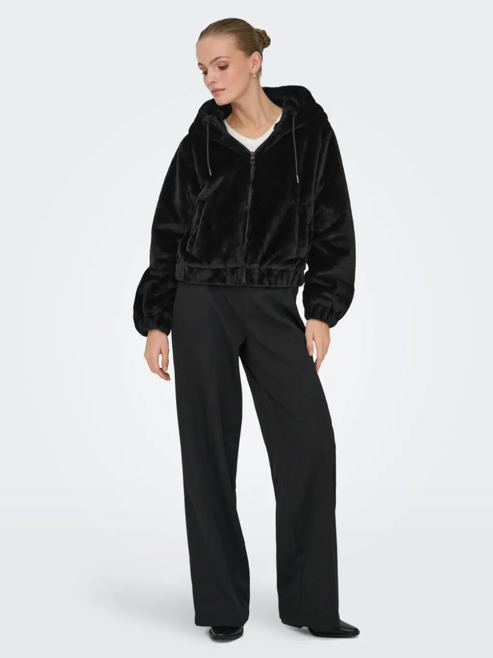JDYOLA Veste en fourrure synthétique