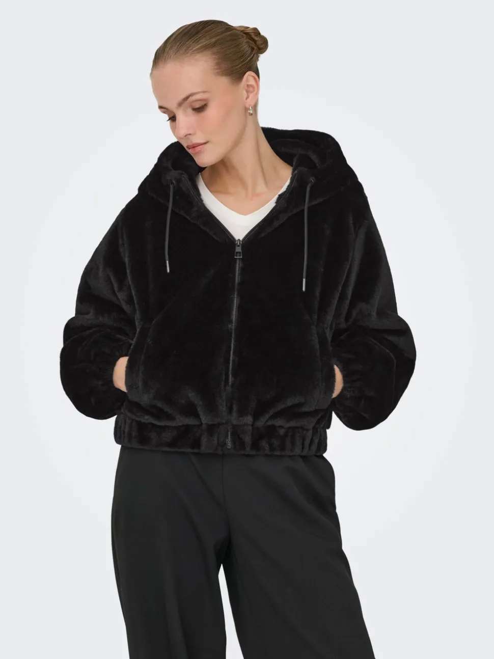 JDYOLA Veste en fourrure synthétique
