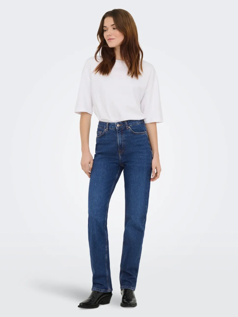 JDYPETRA Taille haute Straight Fit Jeans