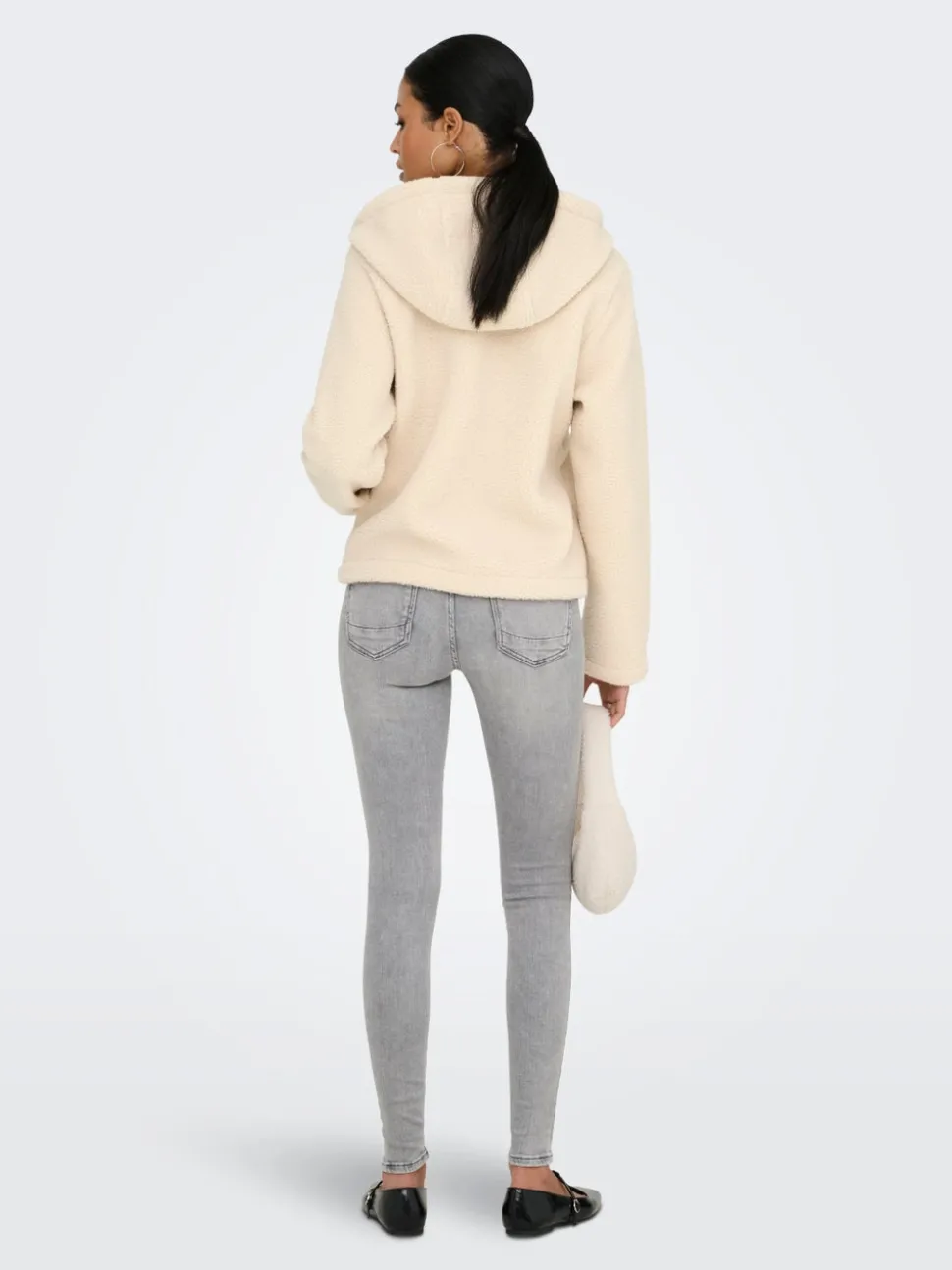JDYREBA Manteau en peluche