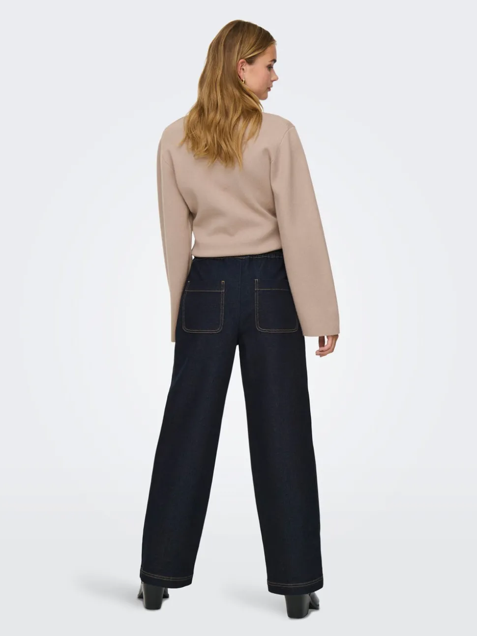 JDYRICKY Taille moyenne Wide Leg Fit Jeans