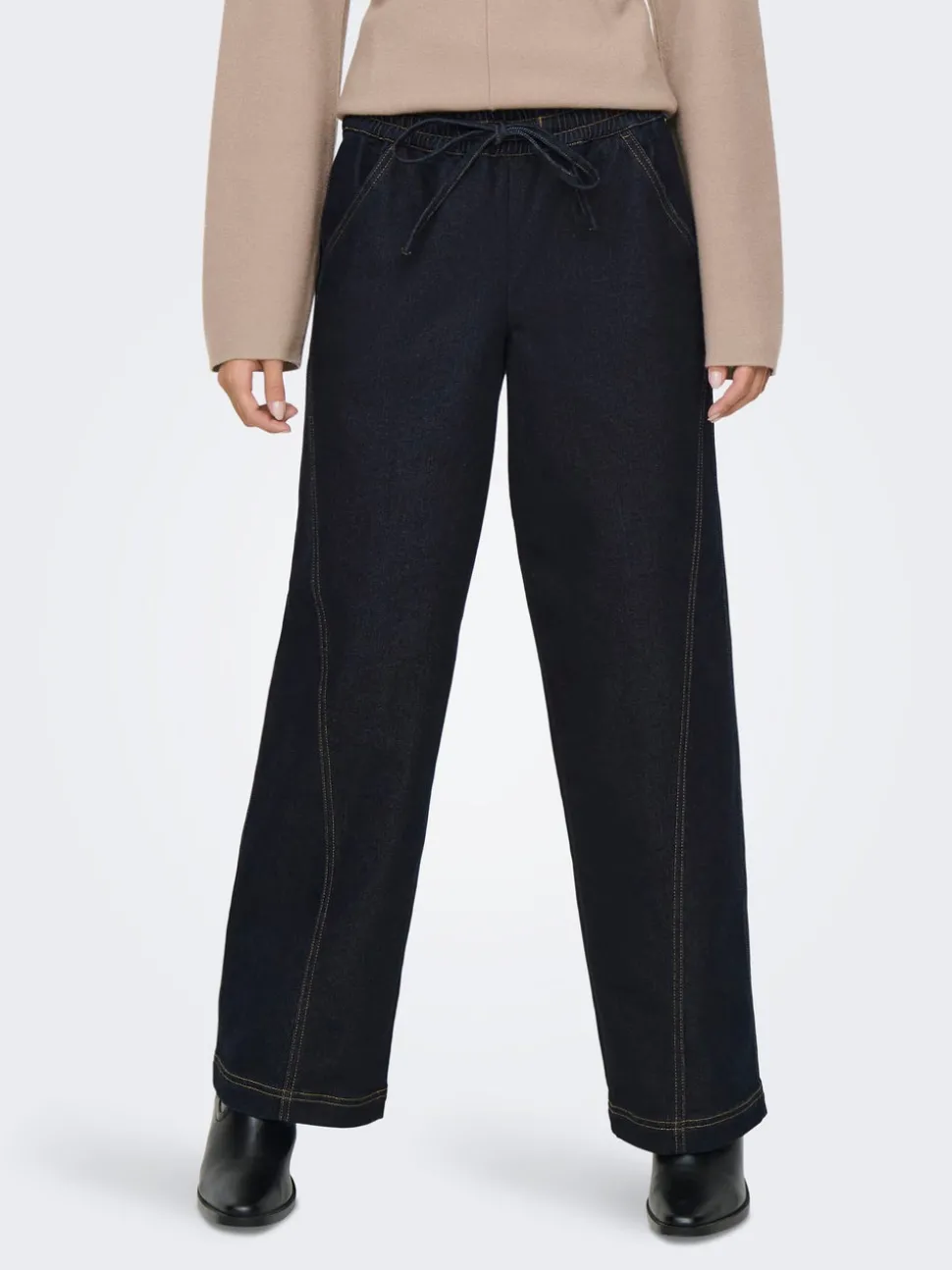JDYRICKY Taille moyenne Wide Leg Fit Jeans