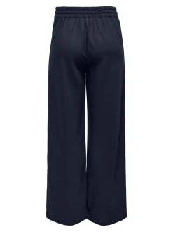 JDYSAY Loose Fit Lin Pantalon à jambe large