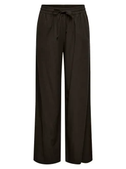 JDYSAY Loose Fit Lin Pantalon à jambe large