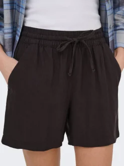 JDYSAY Taille haute Regular Fit Lin Short