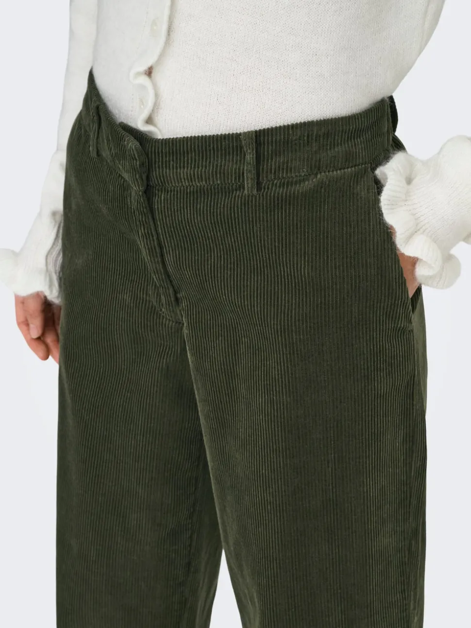 JDYSHIRAZ Straight Fit Pantalon en velours