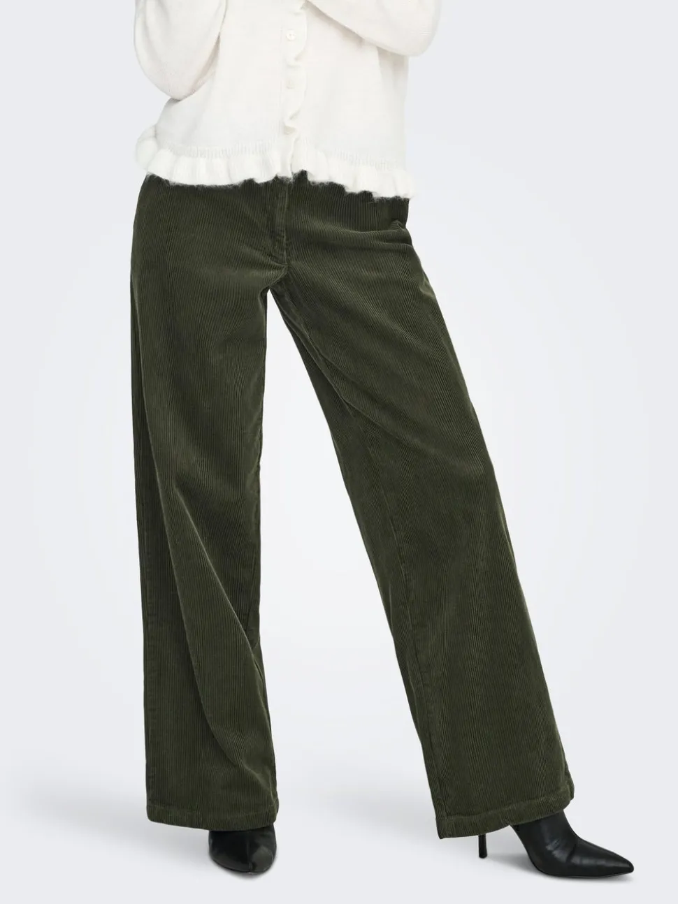 JDYSHIRAZ Straight Fit Pantalon en velours