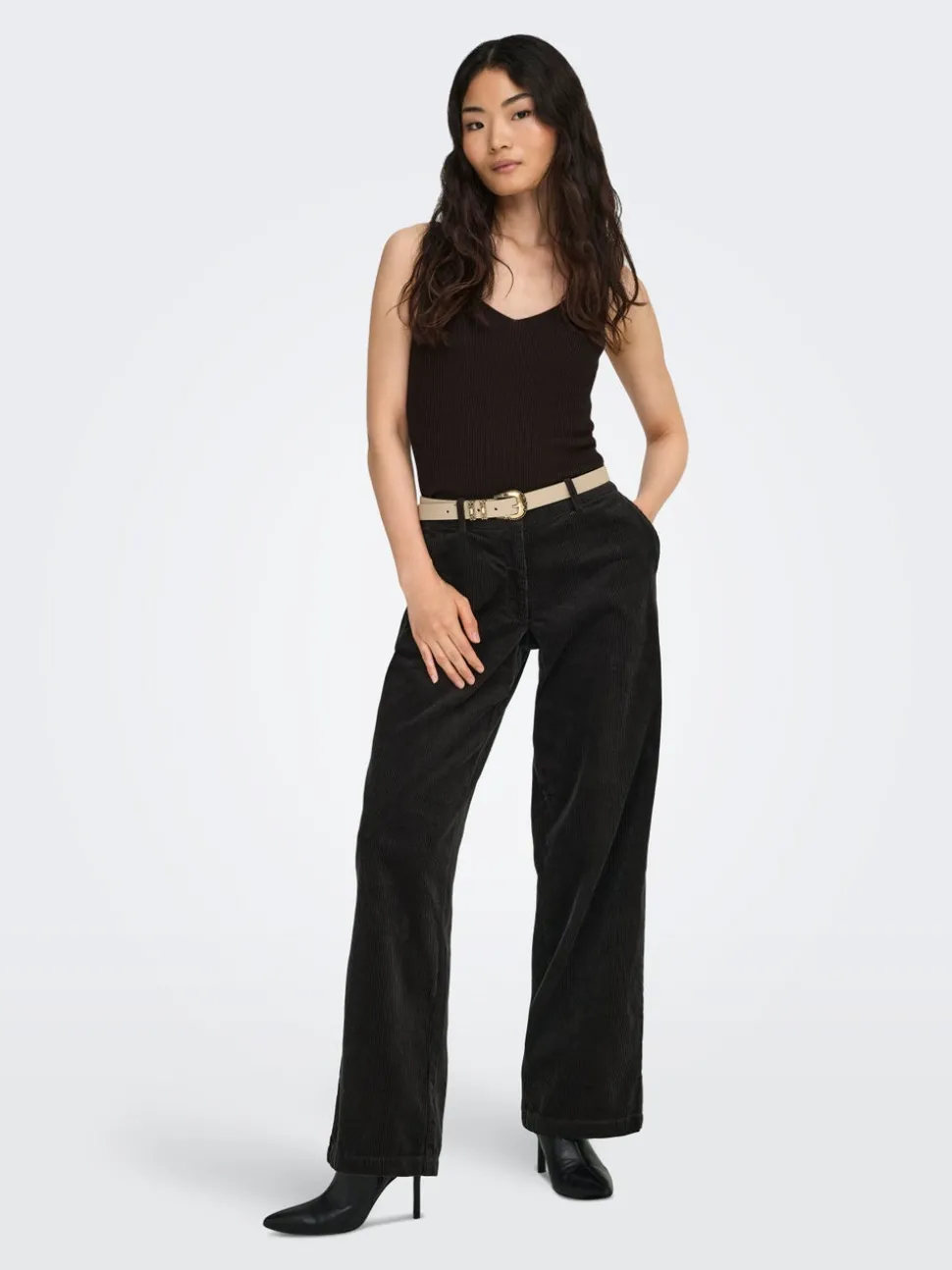 JDYSHIRAZ Straight Fit Pantalon en velours