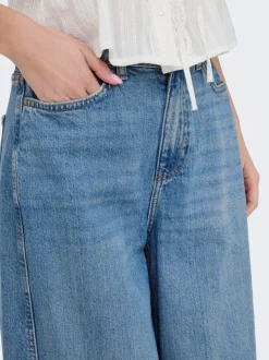 JDYSUSIE Taille moyenne Coupe barrel Jeans