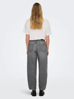 JDYSUSIE Taille moyenne Coupe barrel Jeans