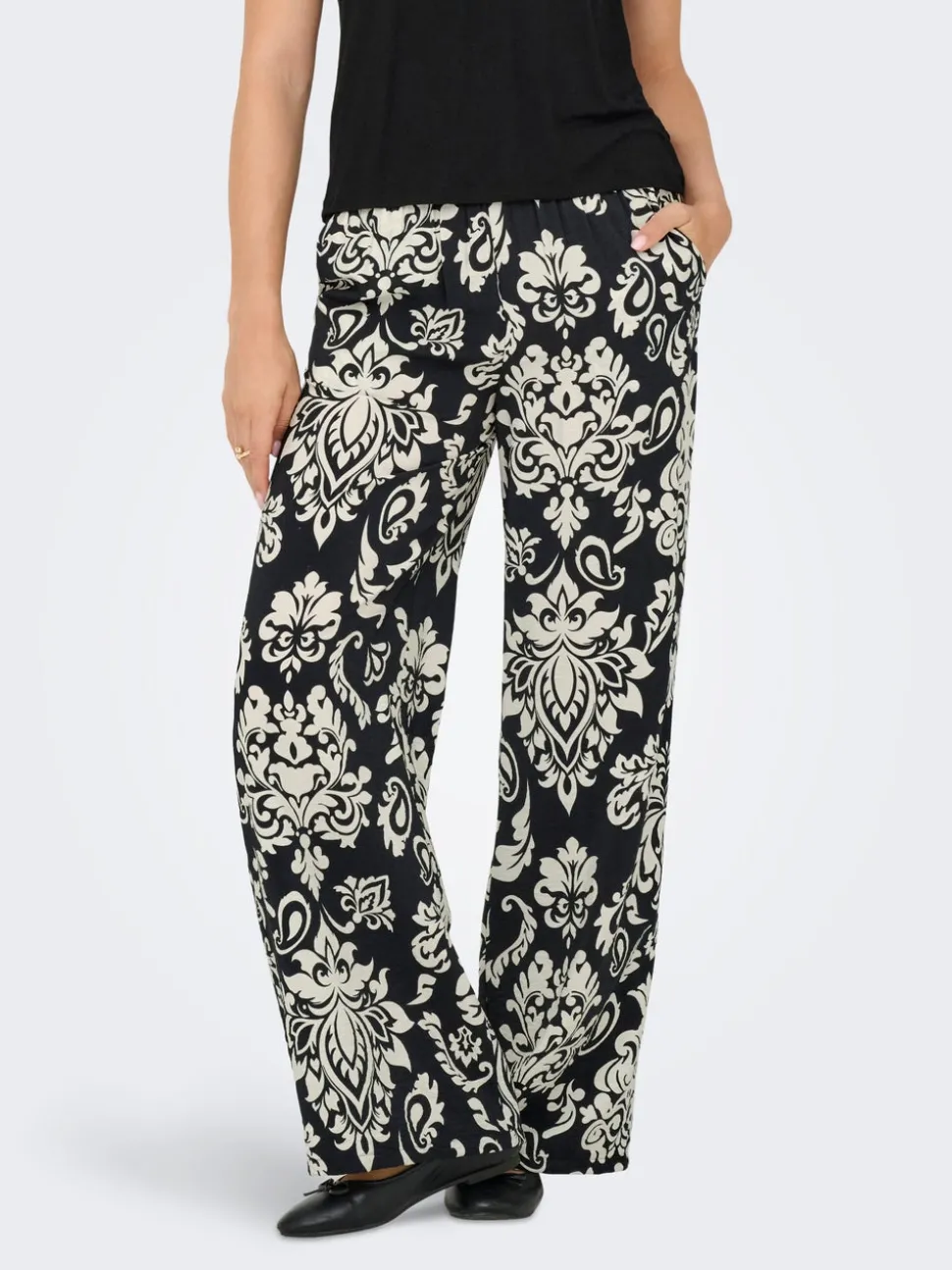 JDYTAMI Wide Leg Fit Pantalon à jambe large