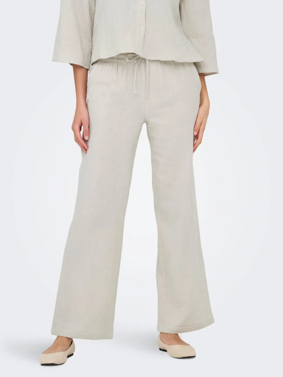 JDYTHEIS Wide Leg Fit Pantalon à jambe large