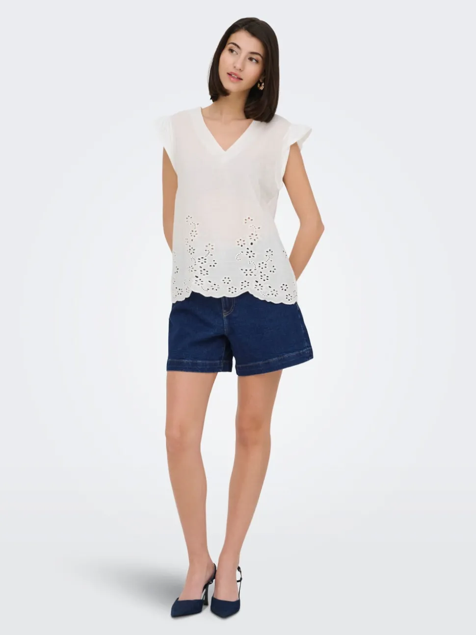JDYVALERIE Taille haute Regular Fit Short de ville