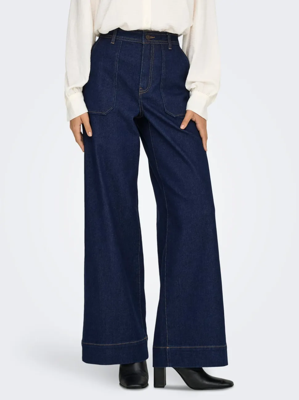 JDYVANNII Taille haute Wide Leg Fit Jeans