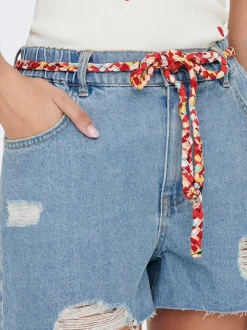 JDYZIGGA Taille haute Loose Fit Short en denim
