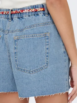 JDYZIGGA Taille haute Loose Fit Short en denim