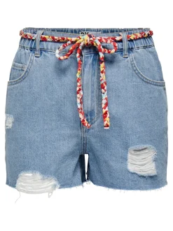 JDYZIGGA Taille haute Loose Fit Short en denim