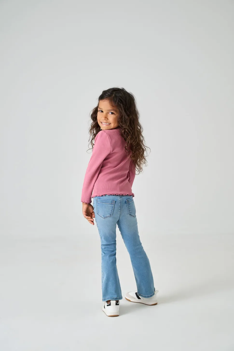 KMGROYAL Taille moyenne Flared Fit Jeans
