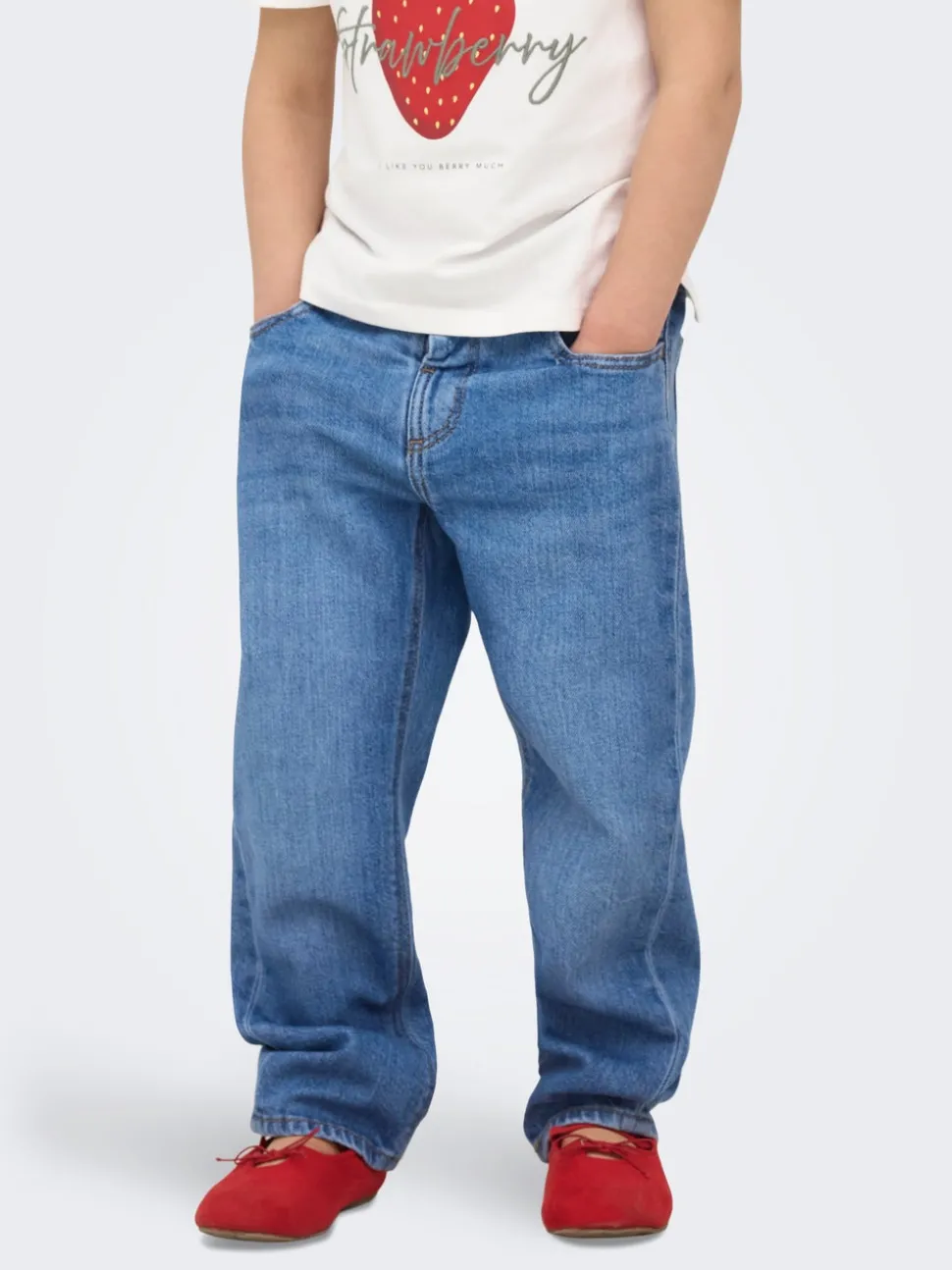 KMGVALENTINE Taille moyenne Straight Fit Jeans