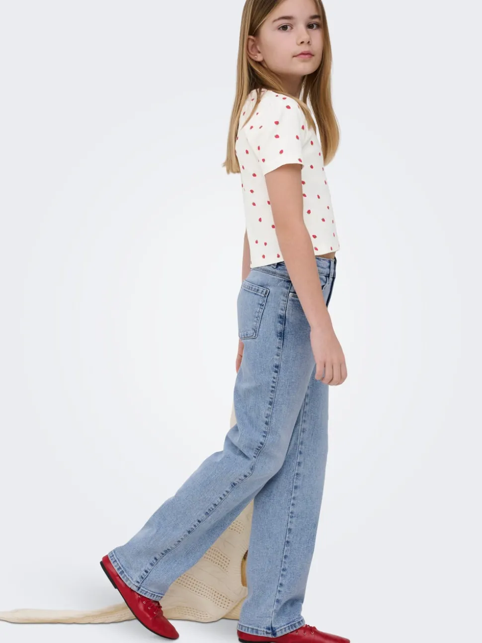 KOGBLAIR Taille moyenne Wide Leg Fit Jeans