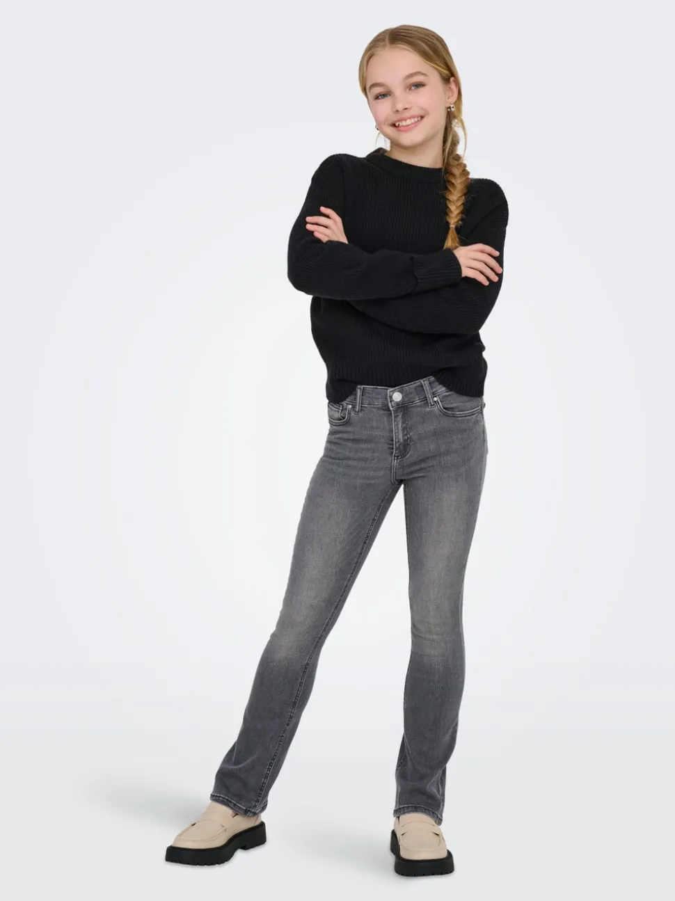 KOGBLUSH Taille moyenne Flared Fit Jeans
