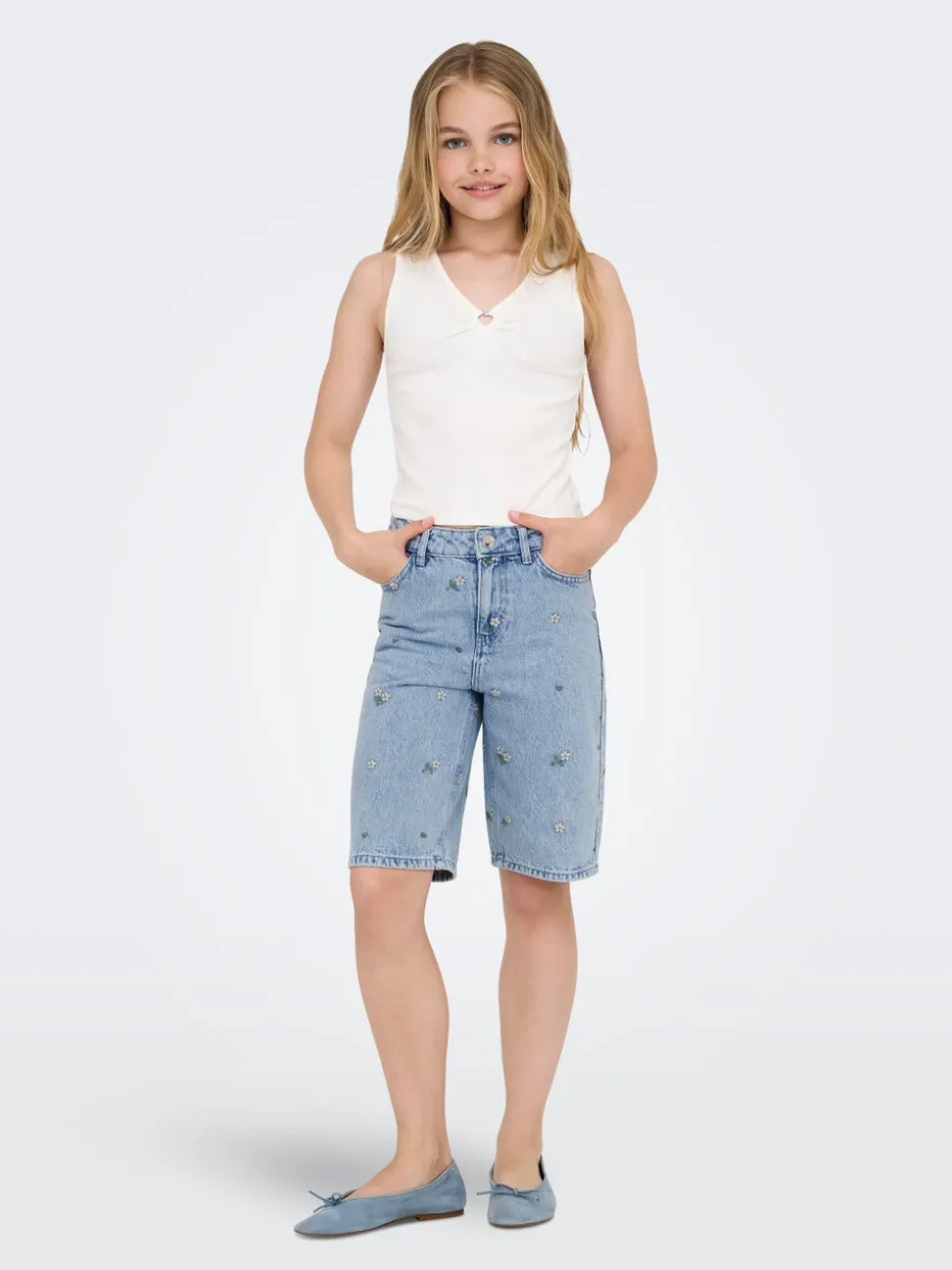 KOGCOBAIN Loose Fit Short en denim