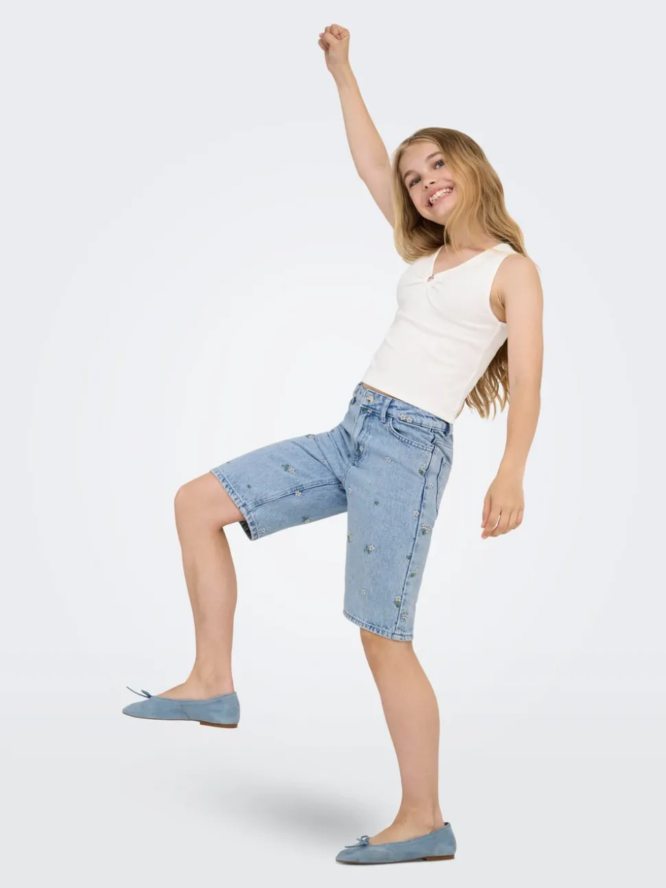 KOGCOBAIN Loose Fit Short en denim