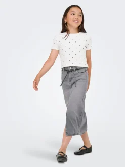 KOGGIANNA Jean Jupe en denim Jupe midi
