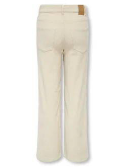 KOGHOPE Wide Leg Fit Corduroy Pantalon