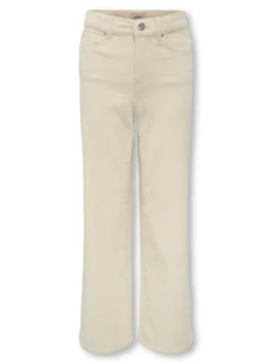 KOGHOPE Wide Leg Fit Corduroy Pantalon