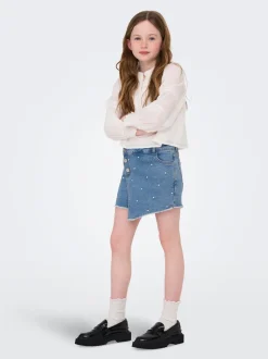 KOGJENNY Jean Jupe en denim Jupe courte