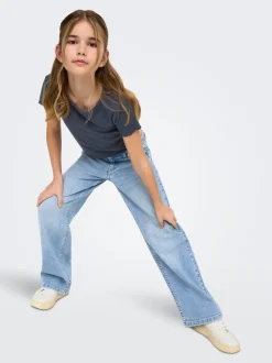 KOGJUDY-O Taille basse Wide Leg Fit Jeans