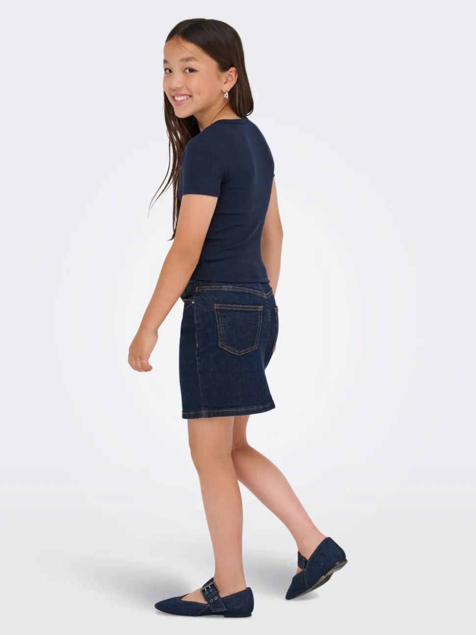 KOGJUICY Jean Jupe en denim Jupe courte